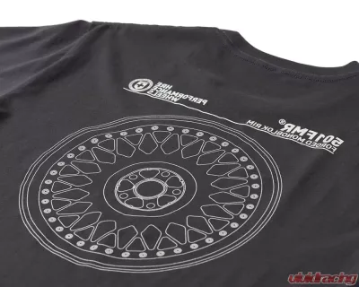 HRE Men's 501 Schematic Tee - Coal - HRE501FMRSTEE