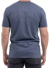 HRE Men's Monochromatic Tee - Petrol Blue                                     - HREMONOTEEBLUE - Image 2