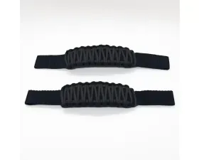 Bartact Black Pair Adjustable Paracord Door Limiting Straps Jeep Wrangler | Gladiator 1987-2022
