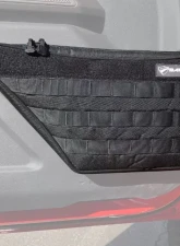 Bartact Driver | Passenger Black | White Front Door Interior Storage Bag (Pat Pending) Ford Bronco 2021-2024                                     - FBIAFDBM2-B - Image 3