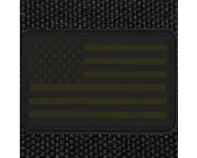 Bartact American Flag Patches, PVC Rubber, 2.0