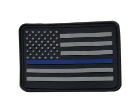 Bartact American Flag Patches, PVC Rubber, 2.0