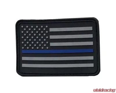 Bartact American Flag Patches, PVC Rubber, 2.0" x 3.0" with Velcro | Hook Backing Stars on Left - FLAGLP23UL