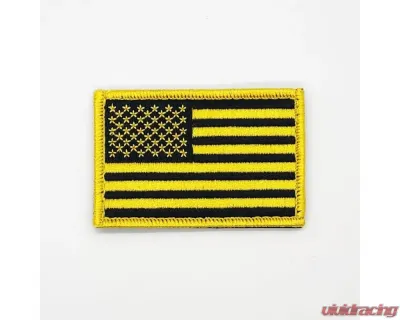 Bartact American Flag Patch Embroidered 2.0 x 3.0" Patch with Velcro | Hook Backing Stars On Left - FLAGLV23BY