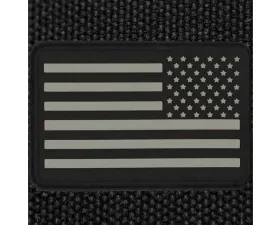 Bartact American Flag Patches, PVC Rubber, 2.0