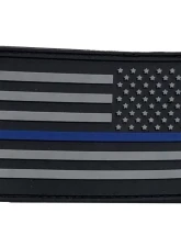 Bartact American Flag Patches, PVC Rubber, 2.0" x 3.0" with Velcro | Hook Backing Stars on Right                                     - FLAGRP23UL - Image 2