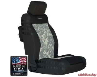 Bartact Tactical Series SRS Air Bag Compliant JK Seat Covers Front Jeep Wrangler JK | JKU 2007-2010 - JKAC0710FPBA
