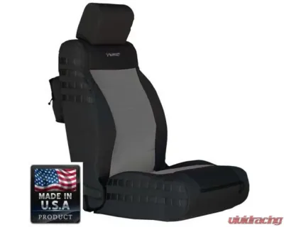 Bartact Tactical Series SRS Air Bag Compliant JK Seat Covers Front Jeep Wrangler JK | JKU 2007-2010 - JKAC0710FPBG