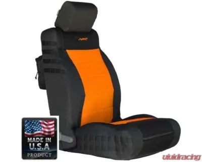 Bartact Tactical Series SRS Air Bag Compliant JK Seat Covers Front Jeep Wrangler JK | JKU 2007-2010 - JKAC0710FPBN