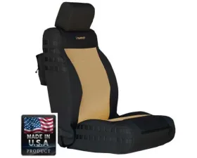 Bartact Tactical Series SRS Air Bag Compliant JK Seat Covers Front Jeep Wrangler 2011-2012