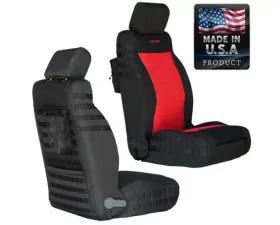 Bartact Tactical Series SRS Air Bag Compliant JK Seat Covers Front Jeep Wrangler 2011-2012