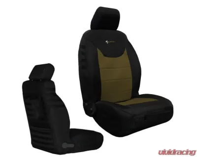 Bartact Tactical Series JK Seat Covers Front Jeep Wrangler 2013-2018 - JKAC2013FPBC