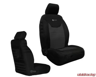 Bartact Tactical Series JK Seat Covers Front Jeep Wrangler 2013-2018 - JKAC2013FPBG