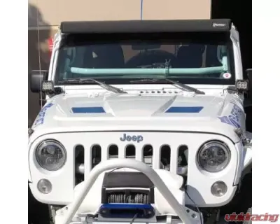 Bartact 20" Black Led Light Bar Cover w/ Foam Backing - LBCDFFB20