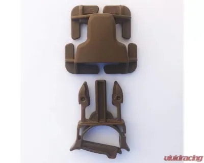 Bartact 1" Coyote PALS | MOLLE Every Which Way Versa Buckle and Snap Bar Field Repair Male Side Release Buckle Kit - MAEWRM-C