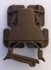 Bartact 1" Coyote PALS | MOLLE Every Which Way Versa Buckle and Snap Bar Field Repair Male Side Release Buckle Kit                                     - MAEWRM-C - Image 2