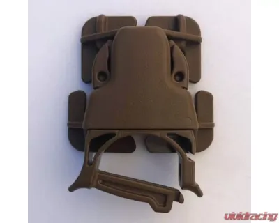 Bartact 1" Coyote PALS | MOLLE Every Which Way Versa Buckle and Snap Bar Field Repair Male Side Release Buckle Kit - MAEWRM-C