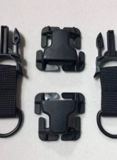 Bartact PALS/MOLLE Steel D-Ring with Quick Side Release Buckle Kit                                     - MAMDTB - Image 2