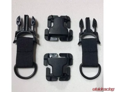 Bartact PALS/MOLLE Steel D-Ring with Quick Side Release Buckle Kit - MAMDTB