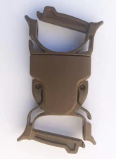 Bartact 1" Male and Female Coyote PALS | MOLLE Dual Snap Bar Field Repair Side Release Buckle Kit                                     - MARSRK-C - Image 2