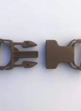Bartact 1" Male and Female Coyote PALS | MOLLE Dual Snap Bar Field Repair Side Release Buckle Kit                                     - MARSRK-C - Image 2