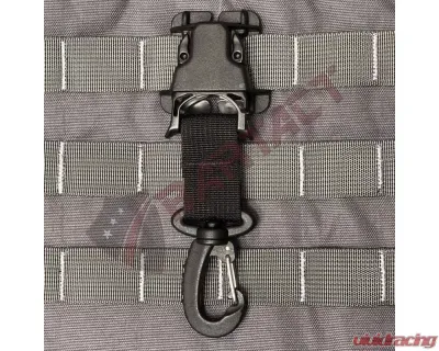 Bartact PALS/MOLLE Acetal HD Swivel Hook Quick Side Release Buckle Kit - MASDKB