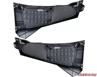 Bartact Black UTV Door Bags for MOLLE Panel Front Pair Driver and Passenger with PALS | MOLLE Panel Polaris RZR - R1DBF2B