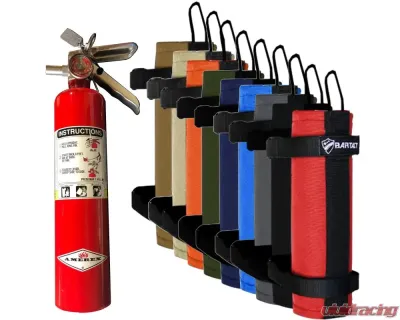 Bartact 2.5 lb Extinguisher Plus Roll Bar Holder and Mount Pals | Molle - RBFEFEH25M