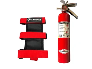 Bartact 2.5 lb Fire Extinguisher Plus 3 Strap Webbing Roll Bar Mount for Padded Roll Bars - RBFEFEHR - Image 3