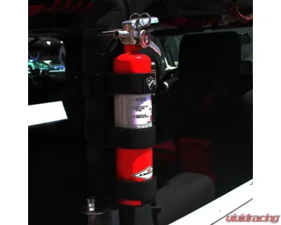 Bartact Fire Extinguisher Holder for Padded Roll Bars Webbing - RBIAFEH