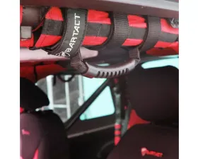 Bartact Roll Bar Grab Handle Pair Rubber Grip