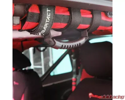 Bartact Roll Bar Grab Handle Pair Rubber Grip - TAOGHUPRB