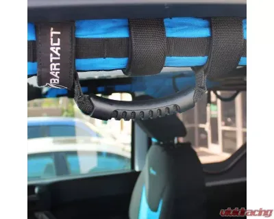 Bartact Roll Bar Grab Handle Pair Rubber Grip - TAOGHUPRB