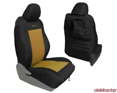 Bartact Tactical Series Pair TRD Front Seat Covers Toyota Tacoma 2009-2015 - TRAC0915FPBC