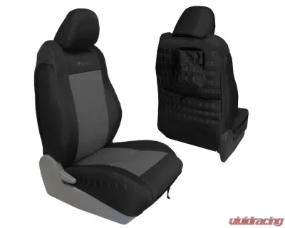 Bartact Tactical Series Pair TRD Front Seat Covers Toyota Tacoma 2009-2015 - TRAC0915FPBG
