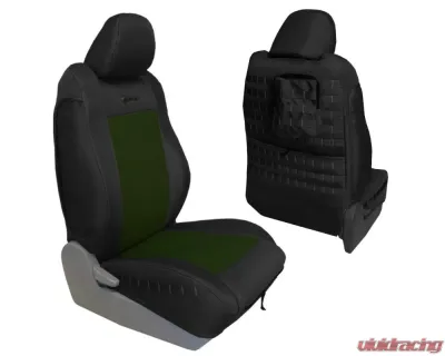 Bartact Tactical Series Pair TRD Front Seat Covers Toyota Tacoma 2009-2015 - TRAC0915FPBO