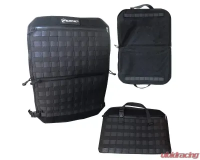 Bartact Molle Seat Back Panel Pouch System w/ 2 Zippered Pockets Patent Pending - UMSBPZ-B