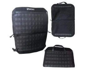 Bartact Molle Modular Seat Back Molle Panel Pouch System with 2 Zippered Pockets
