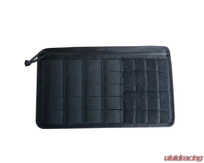 Bartact Molle Modular Universal Visor Organizer Panel with Zippered Pocket For Mid-Size Vehicle Visors - XXMVP-B