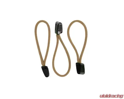 Bartact 3 Pack 550 Paracord Zipper Pulls with Plastic Tips - XXPP3K