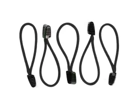 Bartact 5 Pack 550 Paracord Zipper Pulls with Plastic Tips