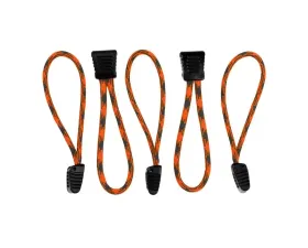 Bartact 5 Pack 550 Paracord Zipper Pulls with Plastic Tips