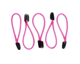Bartact 5 Pack 550 Paracord Zipper Pulls with Plastic Tips