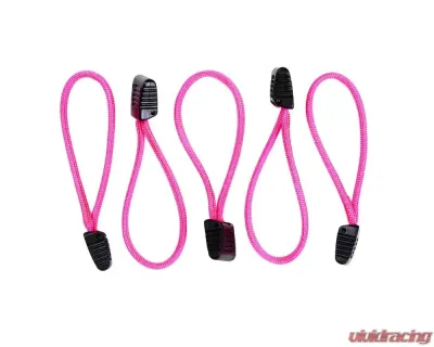 Bartact 5 Pack 550 Paracord Zipper Pulls with Plastic Tips - XXPP5P