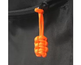 Bartact Set of 5 Neon Orange Paracord Zipper Pull