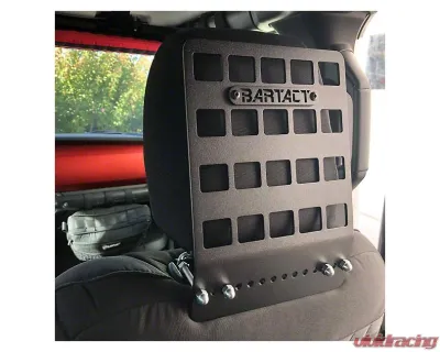 Bartact Black Pat Pending Seat Divider Panel Jeep JL | JLU | Gladiator 2018-2024 - 2018JLTP-B