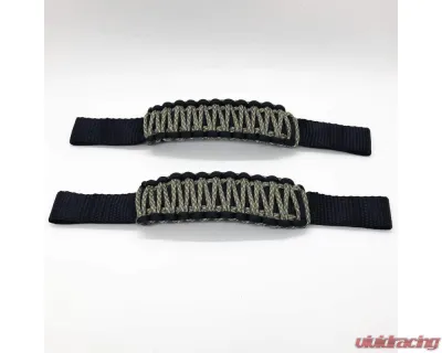 Bartact Adjustable Paracord Door Limiting Straps Jeep Wrangler | Gladiator 1987-2022 - DLSP2BA