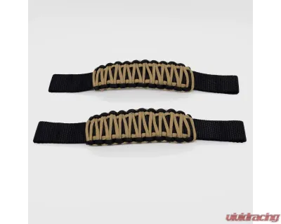 Bartact Adjustable Paracord Door Limiting Straps Jeep Wrangler | Gladiator 1987-2022 - DLSP2BC