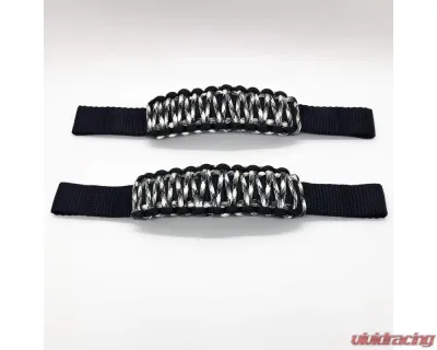 Bartact Adjustable Paracord Door Limiting Straps Jeep Wrangler | Gladiator 1987-2022 - DLSP2BE