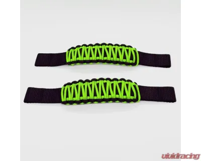 Bartact Adjustable Paracord Door Limiting Straps Jeep Wrangler | Gladiator 1987-2022 - DLSP2BL